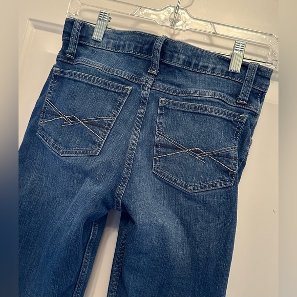 Wrangler 20X Boys Size 14 Regular Straight Leg Jeans Medium Wash Blue - Picture 6 of 7